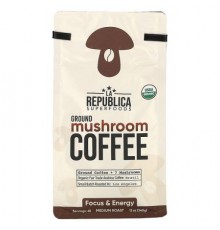 LA Republica, Ground Mushroom Coffee, Medium Roast, 12 oz (340 g)