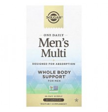 Solgar, One Daily Men's Multi, 60 Capsules