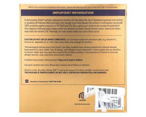 Durex, Real Feel Non-Latex, Regular Fit , 24 Polyisoprene Condoms Durex, Real Feel Non-Latex, Regular Fit , 24 Polyisoprene Condoms