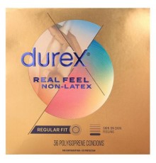 Durex, Real Feel Non-Latex, Regular Fit, 36 Polyisoprene Condoms