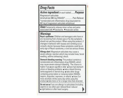 Percogesic, Backache Relief Pain Reliever, Maximum Strength, 580 mg, 48 Easy To Swallow Coated Caplets