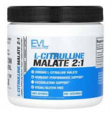 EVLution Nutrition, L-Citrulline Malate 2:1, Unflavored, 7.05 oz (200 g)