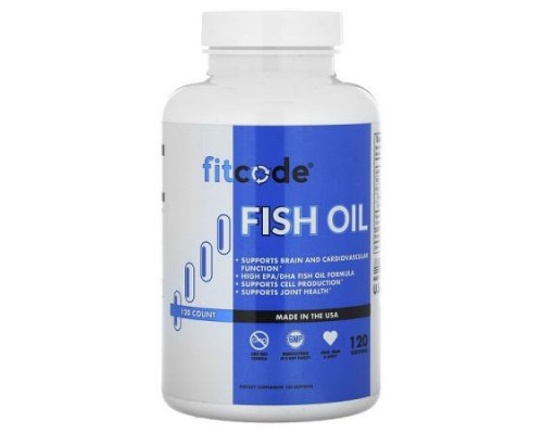 fitcode, Fish Oil, 120 Softgels (1,000 mg per Softgel)