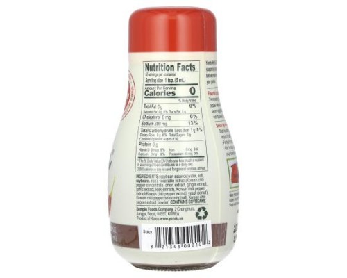 Sempio, Yondu, Plant-Based Umami, Hot & Spicy, 9.3 fl oz (275 ml)