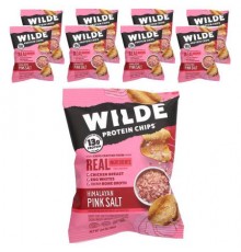 Wilde Brands, Protein Chips, Himalayan Pink Salt, 8 Bags, 1.34 oz (38 g) Each