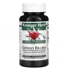 Kroeger Herb Co, Complete Concentrates, Ginkgo Biloba, 90 Vegetarian Capsules