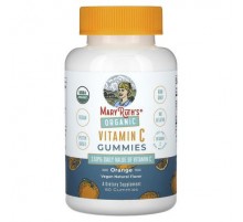 MaryRuth's, Organic Vitamin C Gummies, Orange, 60 Gummies (45 mg per Gummy)