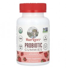 MaryRuth's, Probiotic Gummies, Strawberry, 60 Gummies (2.5 Billion CFU per Gummy)
