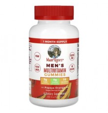 MaryRuth's, Men's Multivitamin Gummies, Papaya Orange, 60 Gummies