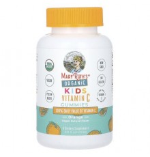 MaryRuth's, Organic Kids Vitamin C Gummies, Orange, 60 Gummies (45 mg per Gummy)