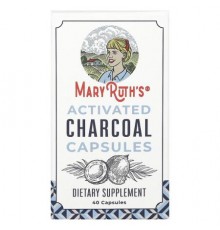 MaryRuth's, Activated Charcoal Capsules, 40 Capsules (475 mg per Capsule)