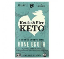 Kettle & Fire, Bone Broth, Coconut Curry & Lime, 16.9 oz (479 g)