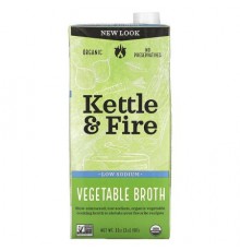 Kettle & Fire, Vegetable Broth, 32 oz (907 g)