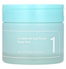 Numbuzin, No.1 Centella Re-Leaf Green Toner Pad, 70 Pads, 6.42 fl oz (190 ml)