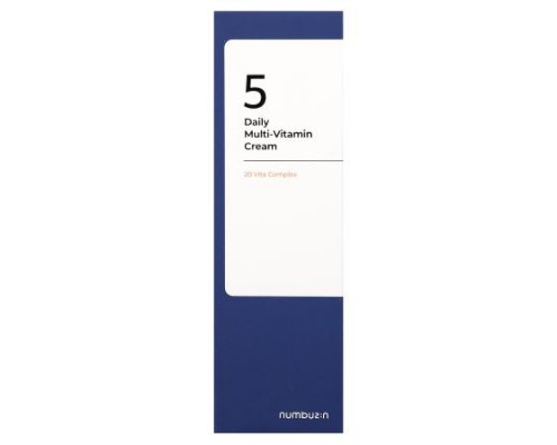 Numbuzin, No.5 Daily Multi-Vitamin Cream, 2.02 fl oz (60 ml) Numbuzin, No.5 Daily Multi-Vitamin Cream, 2.02 fl oz (60 ml)