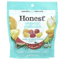 Honest, Organic Gummies, Tropical Medley, 7 oz (198 g) (Discontinued Item)