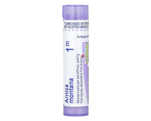 Boiron, Arnica Montana 1 M, Muscle Pain Relief, Approx 80 Pellets Boiron, Arnica Montana 1 M, Muscle Pain Relief, Approx 80 Pellets
