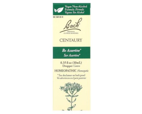 Bach, Original Flower Remedies, Centaury , 0.35 fl oz (10 ml)