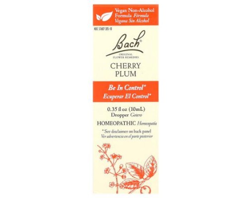 Bach, Original Flower Remedies, Cherry Plum, 0.35 fl oz (10 ml) Bach, Original Flower Remedies, Cherry Plum, 0.35 fl oz (10 ml)