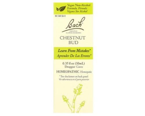 Bach, Original Flower Remedies, Chestnut Bud, 0.35 fl oz (10 ml) Bach, Original Flower Remedies, Chestnut Bud, 0.35 fl oz (10 ml)