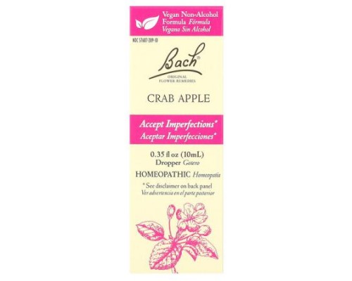 Bach, Original Flower Remedies, Crab Apple, 0.35 fl oz (10 ml)