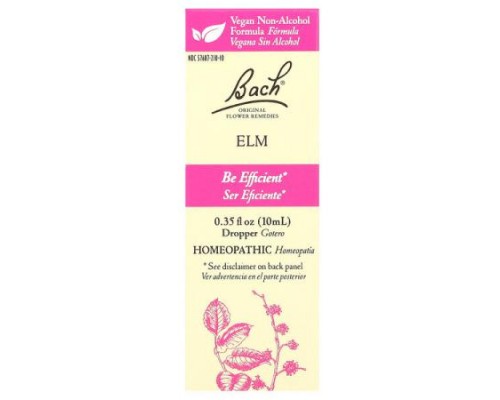 Bach, Original Flower Remedies, Elm, 0.35 fl oz (10 ml)