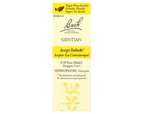 Bach, Original Flower Remedies, Gentian, 0.35 fl oz (10 ml)