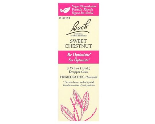 Bach, Original Flower Remedies, Sweet Chestnut, 0.35 fl oz (10 ml)
