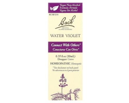 Bach, Original Flower Remedies, Water Violet, 0.35 fl oz (10 ml)