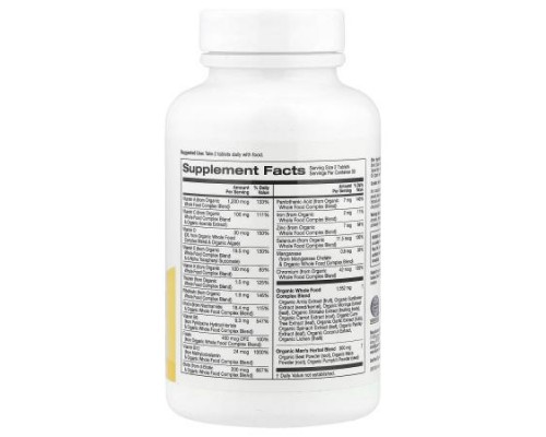 Super Nutrition, Organic Whole Food Men's 40+ Multivitamin with Organic Amla Extract, Organic Sunflower Extract, Organic Moringa Extract, and Organic Shiitake Extract , 60 Tablets Super Nutrition, Organic Whole Food Men's 40+ Multivitamin with Organic Amla Extract, Organic Sunflower Extract, Organic Moringa Extract, and Organic Shiitake Extract , 60 Tablets