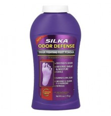 Silka, Odor Defense, Odor Fighting Foot Powder, 6 oz (170 g)