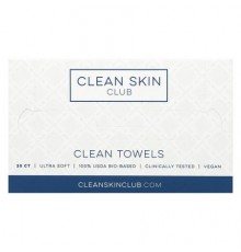 Clean Skin Club, Clean Towels, Disposable, 25 Count