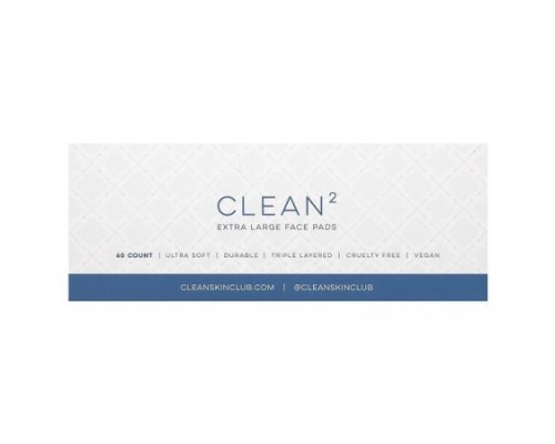 Clean Skin Club, Clean2 Face Pads, Extra Large, 60 Count Clean Skin Club, Clean2 Face Pads, Extra Large, 60 Count