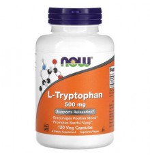 NOW Foods, L-Tryptophan, 500 mg, 120 Veg Capsules