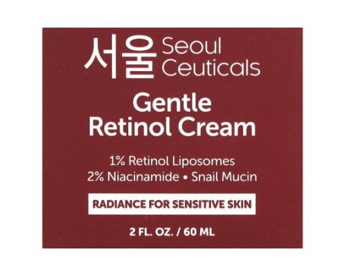 SeoulCeuticals, Gentle Retinol Cream, 2 fl oz (60 ml)