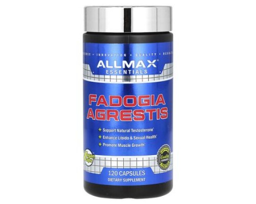 ALLMAX, Essentials, Fadogia Agrestis, 325 mg , 120 Capsules ALLMAX, Essentials, Fadogia Agrestis, 325 mg , 120 Capsules
