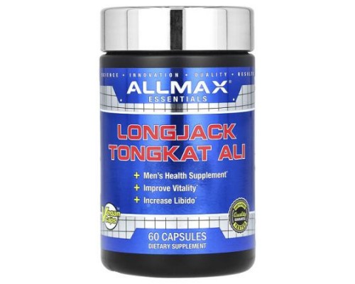 ALLMAX, Essentials, Longjack Tongkat Ali, 325 mg, 60 Veggie Caps ALLMAX, Essentials, Longjack Tongkat Ali, 325 mg, 60 Veggie Caps