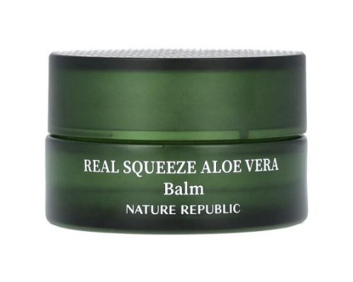 Nature Republic, Real Squeeze Aloe Vera Balm, 0.88 oz (25 g)