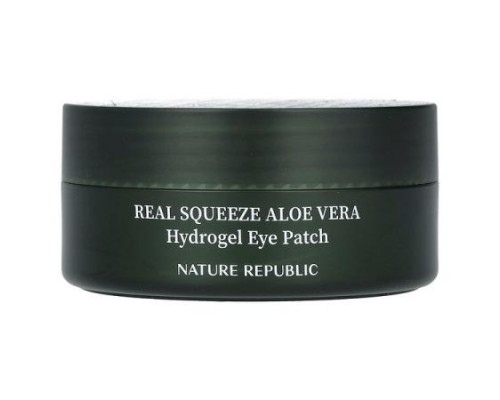 Nature Republic, Real Squeeze, Aloe Vera Hydrogel Eye Patch, 60 ea, 2.46 oz (70 g) (Discontinued Item) Nature Republic, Real Squeeze, Aloe Vera Hydrogel Eye Patch, 60 ea, 2.46 oz (70 g) (Discontinued Item)