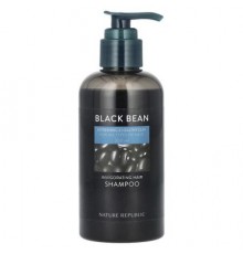 Nature Republic, Black Bean, Invigorating Hair Shampoo, For All Types of Hair, 10.14 fl oz (300 ml) (Discontinued Item)