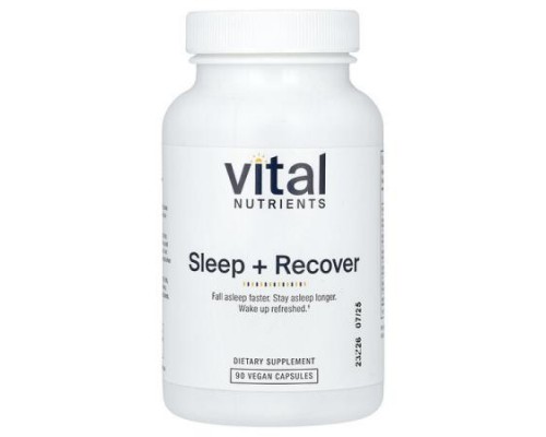 Vital Nutrients, Sleep + Recover, 90 Vegan Capsules