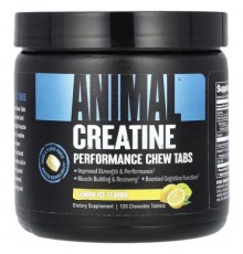 Animal, Creatine Performance Chew Tabs, Lemon Ice, 120 Chewable Tablets