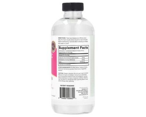 Hyalogic, Hyaluronic Acid, Advanced Formula, Hair, Skin & Nails Support, 12 fl oz (354.88 ml)