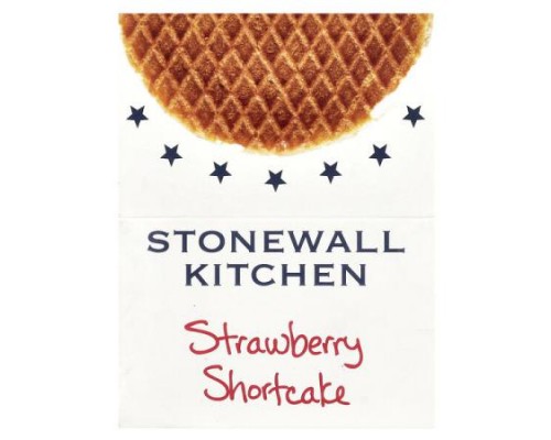 Stonewall Kitchen, Waffle Cookie, Strawberry Shortcake, 8 Dutch Waffle Cookies, 1.1 oz (32 g) Each