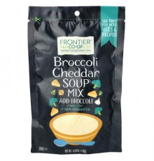 Frontier Co-op, Broccoli Cheddar Soup Mix, 4.59 oz (130 g)