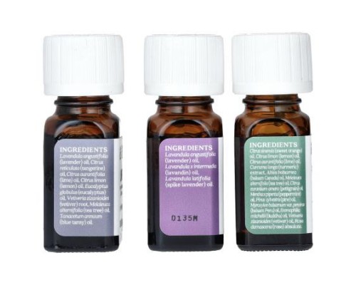 Aura Cacia, Fresh Home, Pure Essential Oil Blends, 3 Bottles, 0.25 fl oz (7.4 ml) Each Aura Cacia, Fresh Home, Pure Essential Oil Blends, 3 Bottles, 0.25 fl oz (7.4 ml) Each