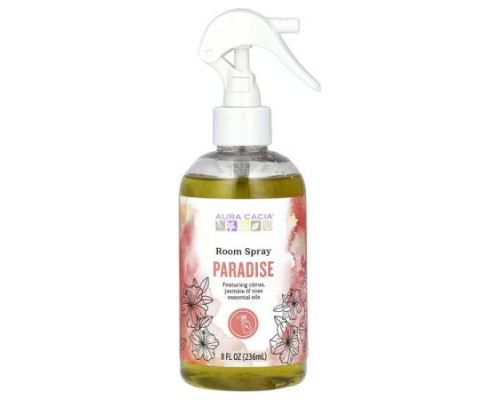 Aura Cacia, Room Spray, Paradise, 8 fl oz (236 ml) Aura Cacia, Room Spray, Paradise, 8 fl oz (236 ml)