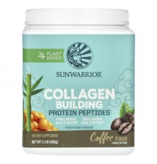 Sunwarrior, Collagen Building Protein Peptides, Coffee, 1.1 lb (500 g)