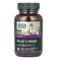 Gaia Herbs, Women, Black Cohosh, 60 Vegan Liquid Phyto-Caps (400 mg per Capsule)