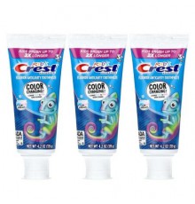 Crest, Kids Advanced, Fluoride Anticavity Toothpaste, 3+ Yrs, Bubblegum, 3 Pack, 4.2 oz (119 g) Each
